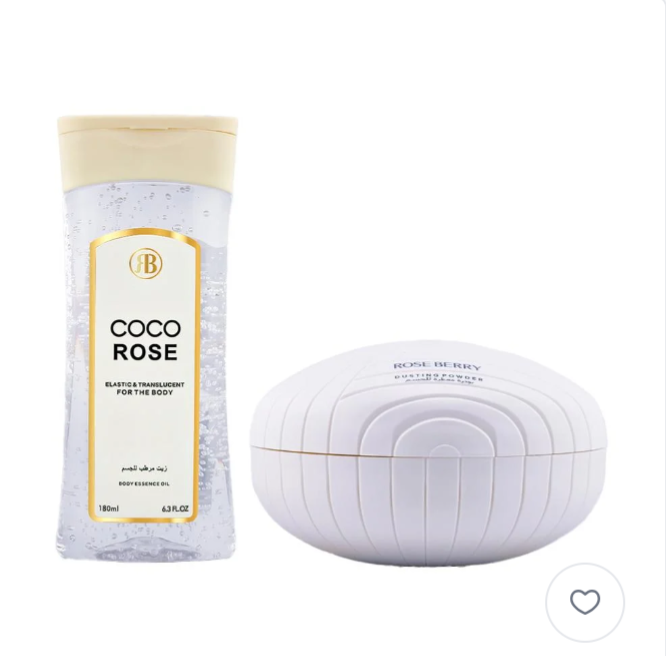 باودر Coco Rose مع زيت للجسم