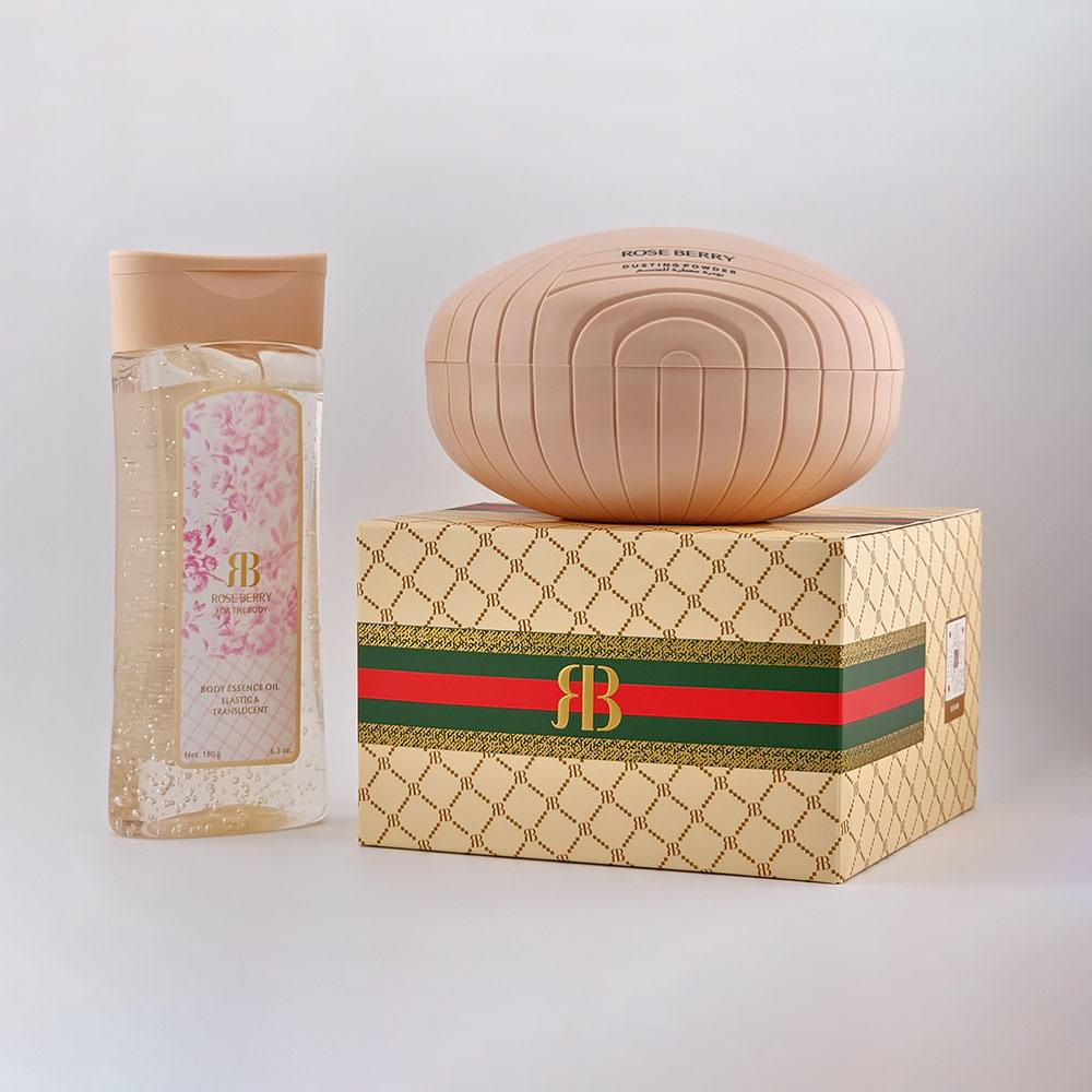 باودر Flora مع زيت للجسم